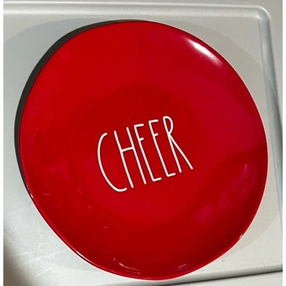 Rae Dunn CHEER Christmas Holiday Plate  11